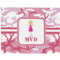 Pink Camo Woven Fabric Placemat - Twill w/ Name or Text