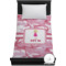 Pink Camo Duvet Cover - Twin (Personalized)