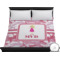 Pink Camo Duvet Cover - King (Personalized)