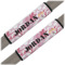 Pink Camo Seat Belt Covers (Set of 2) (Personalized)