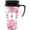 Pink Camo Acrylic Travel Mug with Handle (Personalized)