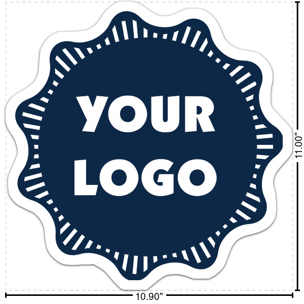 Custom Logo Twill Iron On Patch - Custom Shape - 3XL - Single