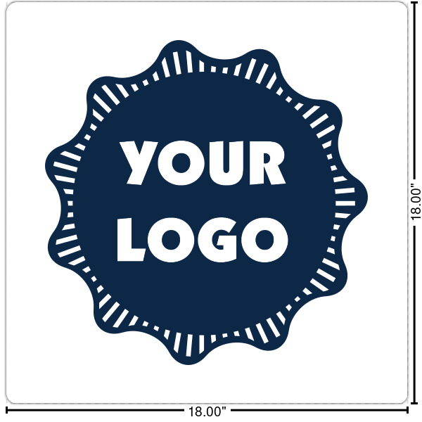 Custom Logo Square Decal - Large
