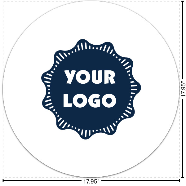 Custom Logo Round Decal - Large