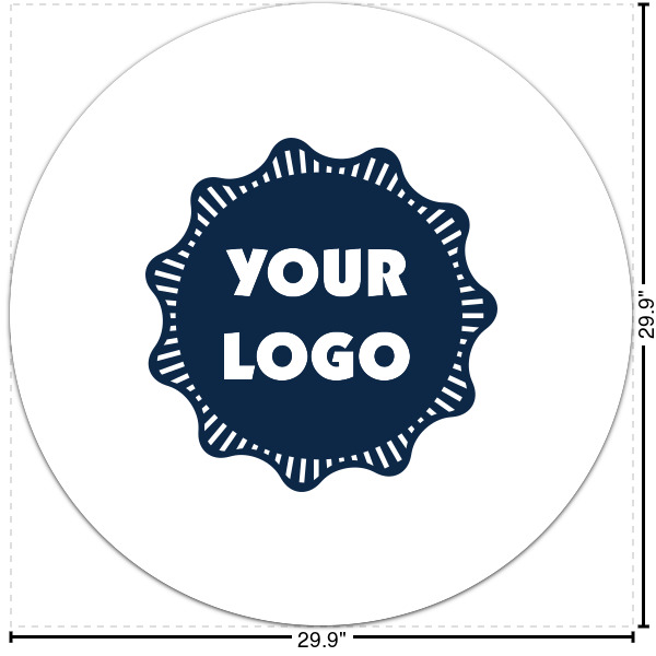 Custom Logo Round Decal - XLarge