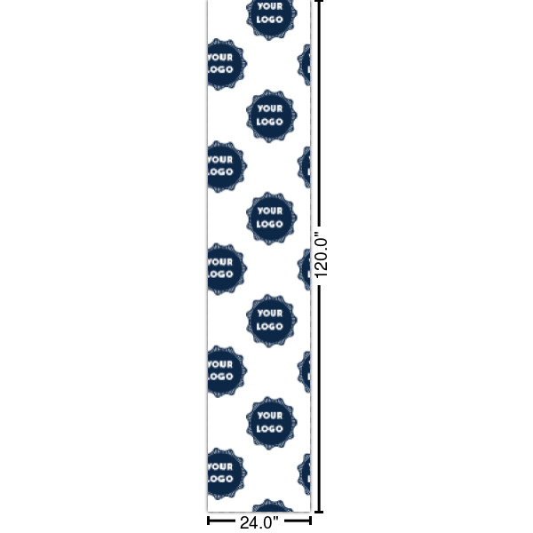 Custom Logo Wallpaper & Surface Covering - Peel & Stick - Repositionable