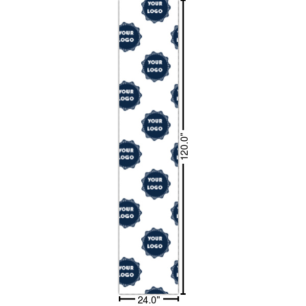 Custom Logo Wallpaper & Surface Covering - Water Activated - Removable