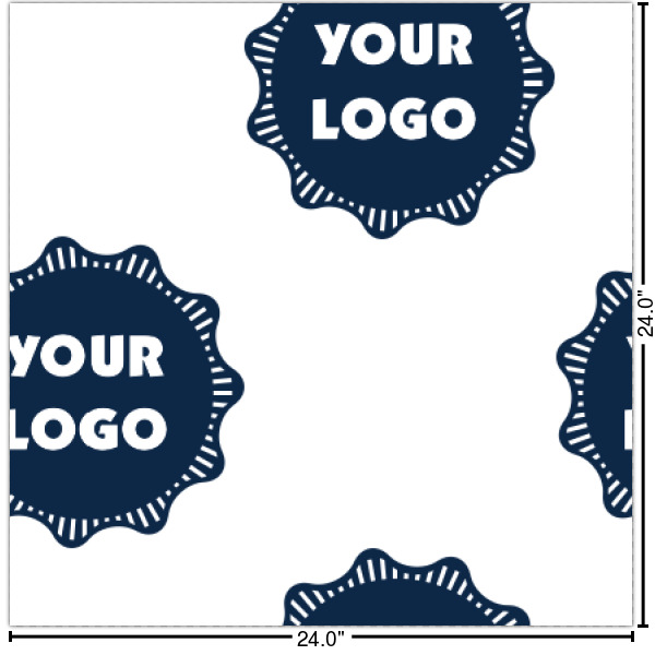 Custom Logo Wallpaper & Surface Covering - Peel & Stick - 24" x 24" Sample