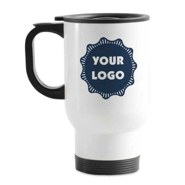 Custom Design Your Own Stainless Steel Travel Mug with Handle