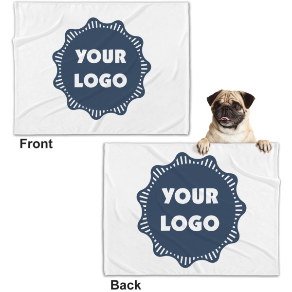 Custom Design - Microfleece Dog Blanket - Regular - Front & Back