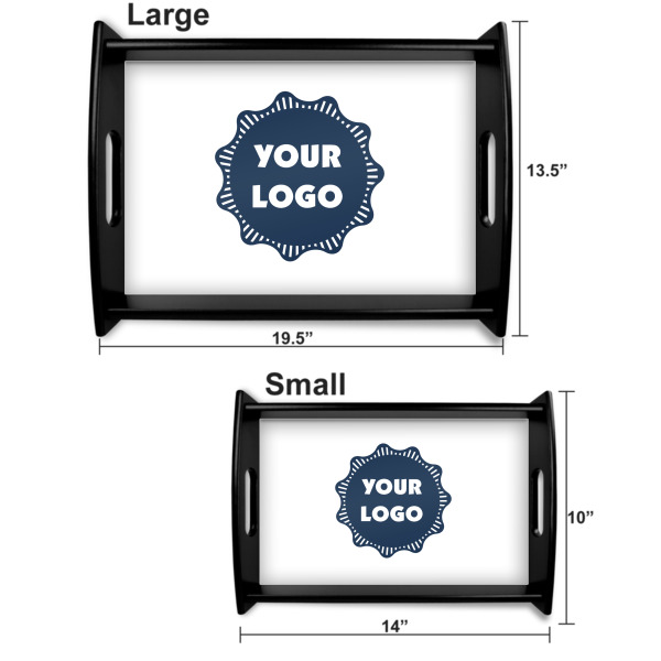 Custom Design - Serving Tray Black Sizes