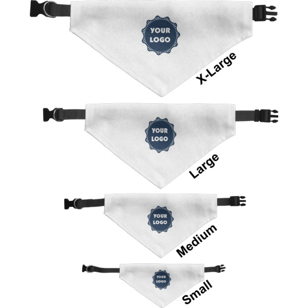 Custom Design - Pet Bandana Sizes