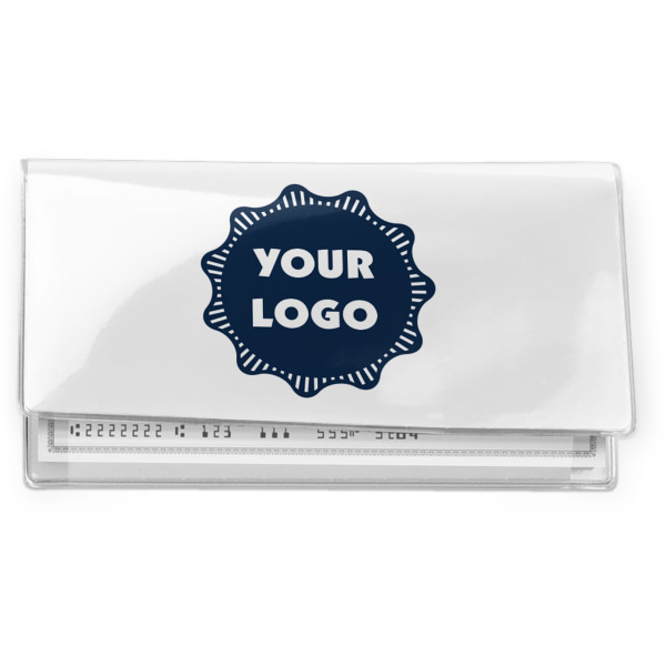 Custom Logo Vinyl Checkbook Cover