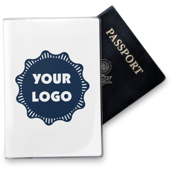 Custom Logo Passport Holder - Vinyl Cover
