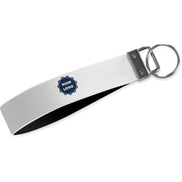 Custom Logo Wristlet Webbing Keychain Fob