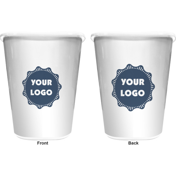 Custom Design - Waste Basket - White - Double Sided - Approval