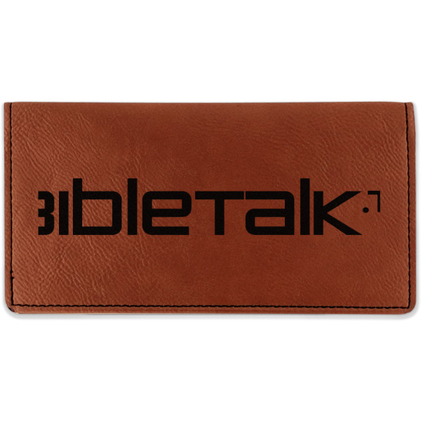 Custom Logo Leatherette Checkbook Holder