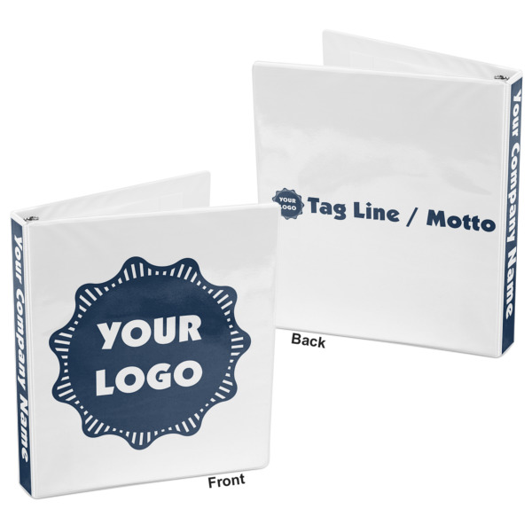 Custom Design - 3-Ring Binder - 1" - Front and Back