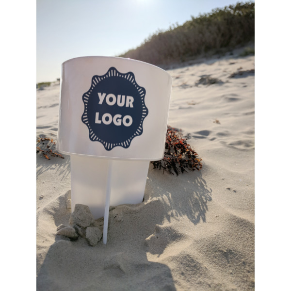 Custom Design - Beach Spiker - White - At Beach