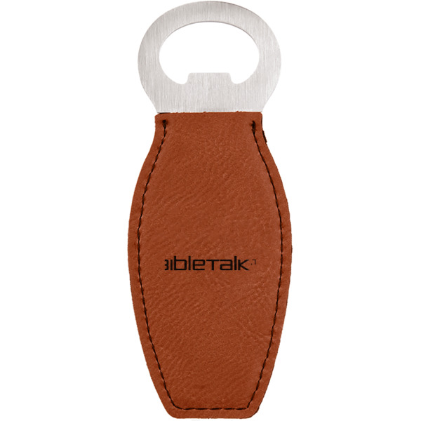 Custom Logo Leatherette Bottle Opener