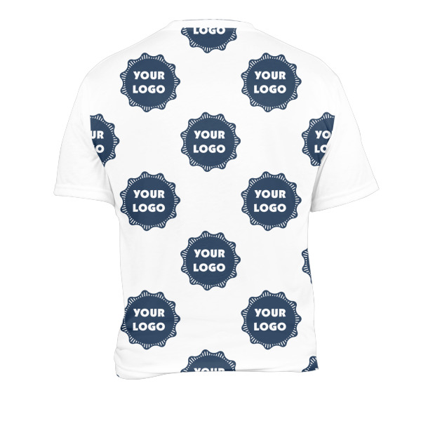 Custom Design - Men's Crew Neck T Shirt Medium - Back