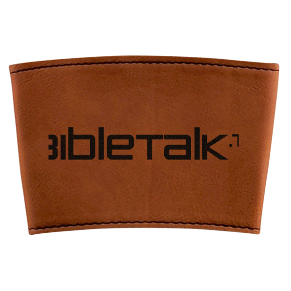 Custom Logo Leatherette Cup Sleeve
