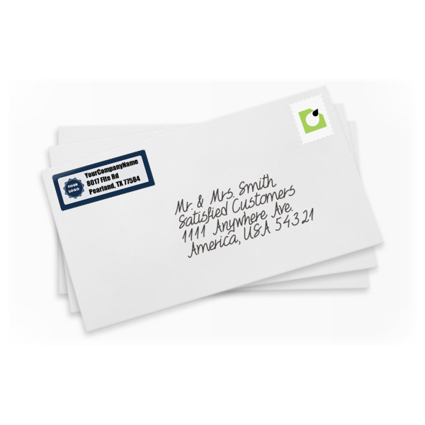 Custom Design - Mailing Label on Envelopes