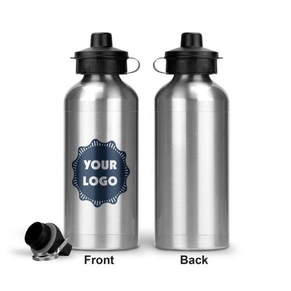 Custom Design - Aluminum Water Bottle - Front and Back