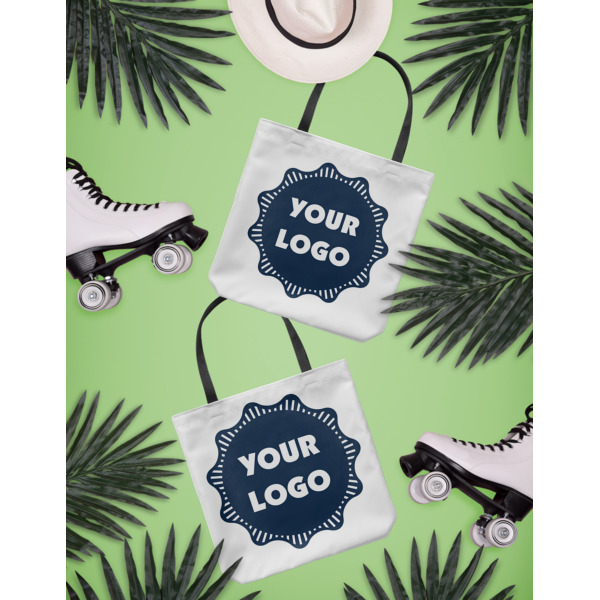 Custom Design - Canvas Tote Lifestyle Front and Back