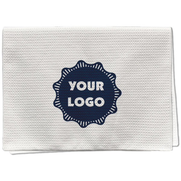 Custom Logo Kitchen Towel - Waffle Weave