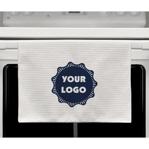 Custom Design - Waffle Weave Towel - Full Color Print - Lifestyle2 Image