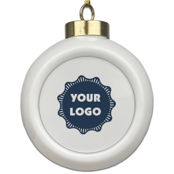 Custom Design Your Own Ceramic Ball Ornament