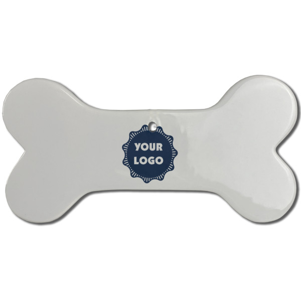 Custom Design - Ceramic Flat Ornament - Bone Front