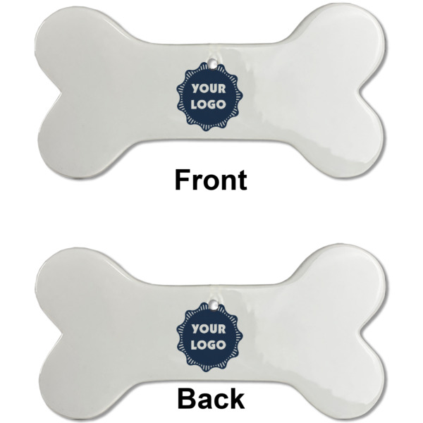 Custom Design - Ceramic Flat Ornament - Bone Front & Back (APPROVAL)
