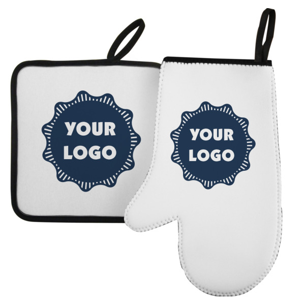Custom Design Your Own Left Oven Mitt & Pot Holder Set