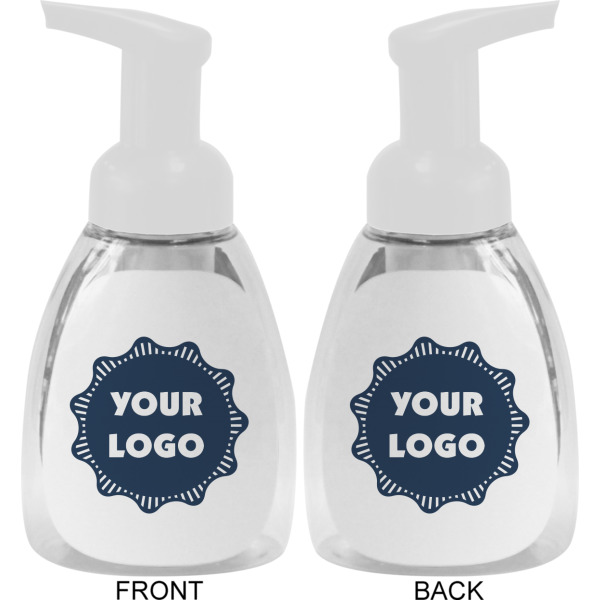 Custom Design - Foam Soap Bottle - White - Front & Back