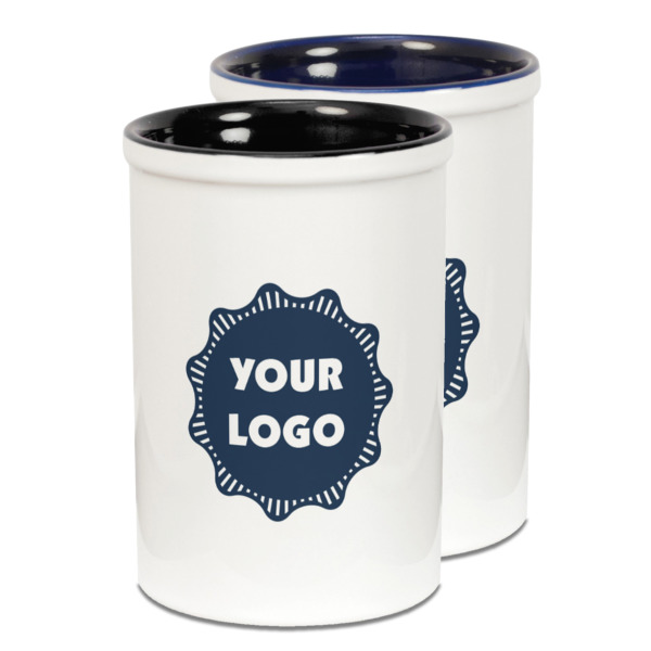 Custom Design Your Own Ceramic Pencil Holder - Large