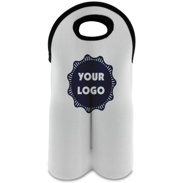 Custom Design Your Own Wine Tote Bag - 2 Bottles