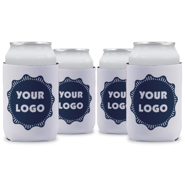 Custom Logo Can Cooler - 12 oz - Set of 4