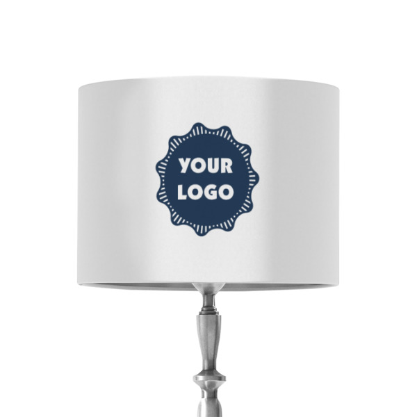 Custom Logo 8" Drum Lamp Shade - Fabric