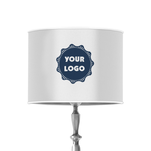 Custom Design - 8" Drum Lampshade - ON STAND (Poly Film)