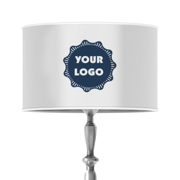 Custom Logo 12" Drum Lamp Shade - Poly-film