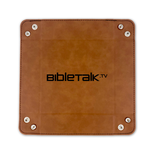 Custom Design - 6" x 6" Leatherette Snap Up Tray - FLAT FRONT