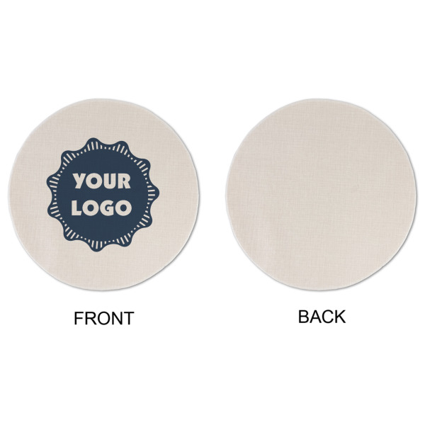 Custom Design - Round Linen Placemats - APPROVAL (single sided)