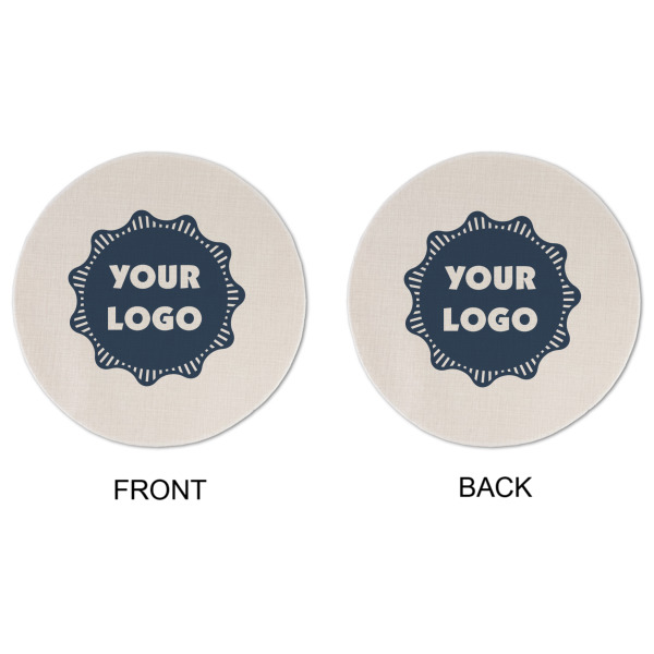 Custom Design - Round Linen Placemats - APPROVAL (double sided)