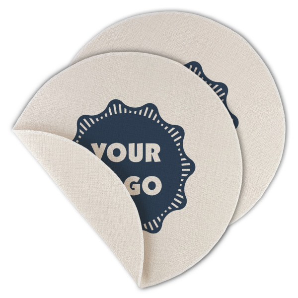 Custom Design - Round Linen Placemats - MAIN (Single Sided)