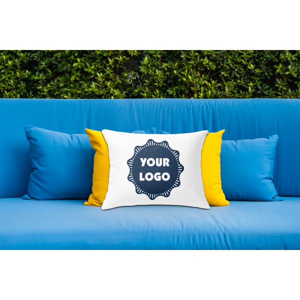 Custom Design - Outdoor Throw Pillow  - LIFESTYLE (Rectangular - 20x14)