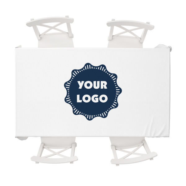 Custom Logo Tablecloth - 58" x 102"