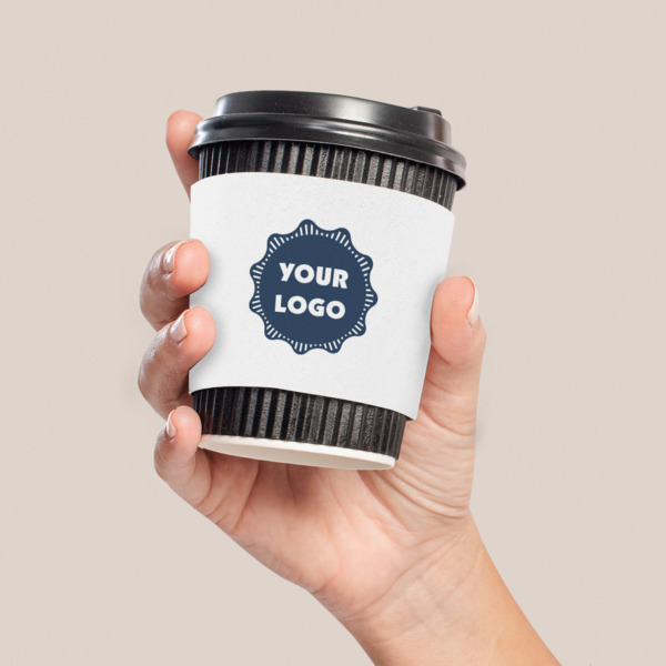 Custom Design - Coffee Cup Sleeve - LIFESTYLE