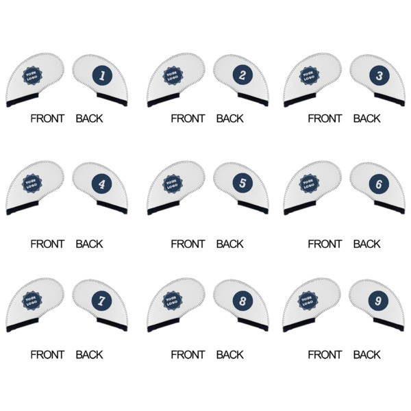Custom Design - Golf Club Covers - APPROVAL (set of 9)